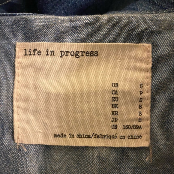 Gently used jean jacket - Picture 3 of 3